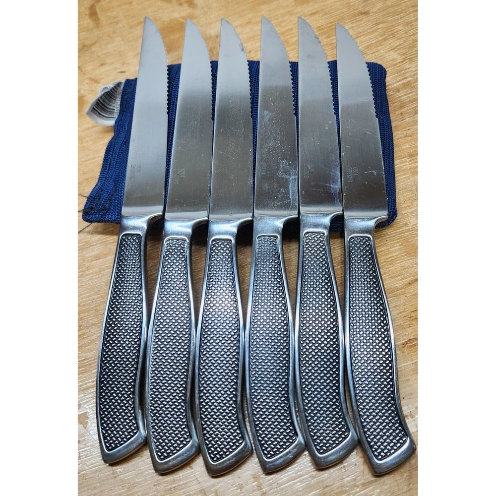 Cuisinart Classic Stainless Steel 6 Piece Steak Knife Set C77SS-15P-SK Serrated